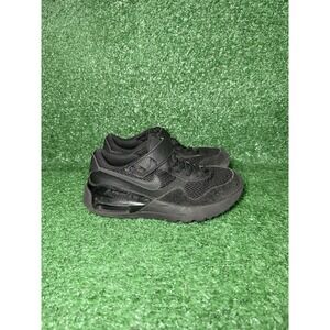 Nike Air Max System Kids Size 3Y Black Walking Shoes Comfort Running Sneakers